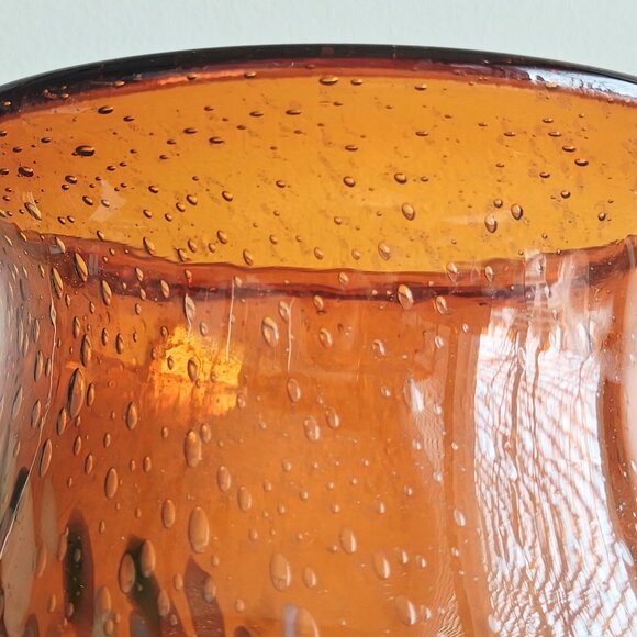 Vintage Hand-blown Murano-style Art Glass Vase - Picture 7 of 10